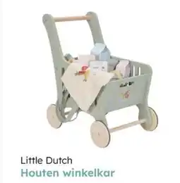 Multi bazar Little dutch houten winkelkar aanbieding