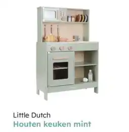 Multi bazar Little dutch houten keuken mint aanbieding
