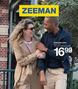Zeeman Gebreide polo aanbieding