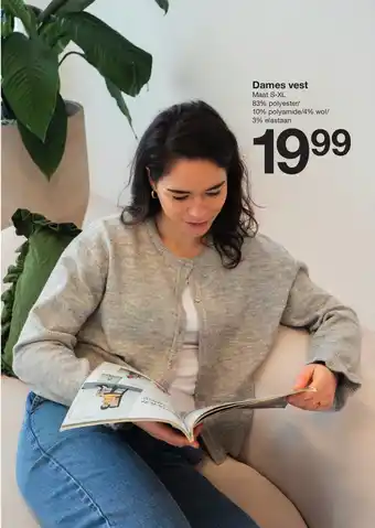 Zeeman Dames vest aanbieding