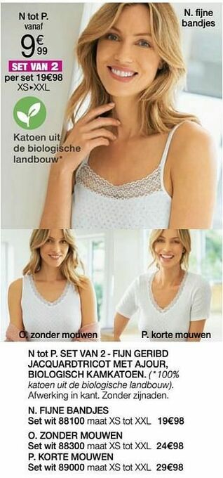 Damart Fijne bandjes aanbieding