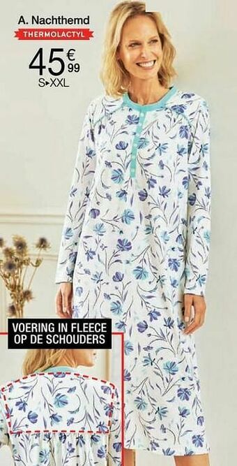 Damart Nachthemd aanbieding