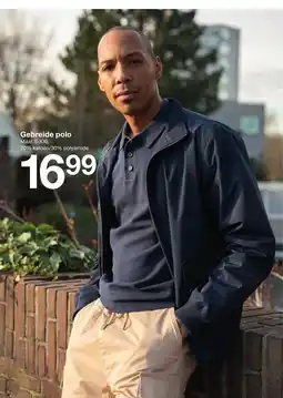 Zeeman Gebreide Polo aanbieding