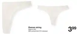 Zeeman Dames string aanbieding
