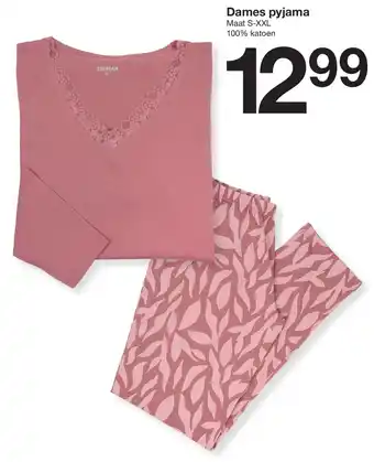 Zeeman Dames pyjama aanbieding