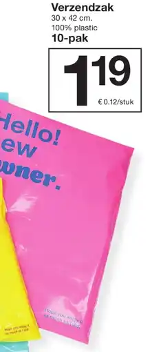 Zeeman Verzendzak aanbieding