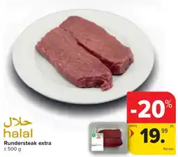 Carrefour Market Rundersteak Extra aanbieding