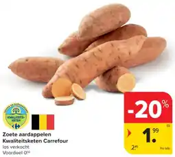 Carrefour Market Zoete Aardappelen Kwaliteitsketen Carrefour aanbieding