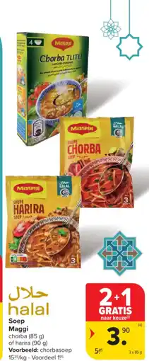 Carrefour Market Soep Maggi aanbieding