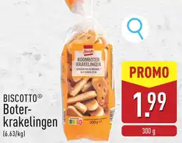 ALDI Biscotto Boter Krakelingen aanbieding