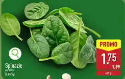 ALDI Spinazie aanbieding