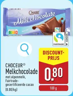 ALDI Choceur Melkchocolade aanbieding