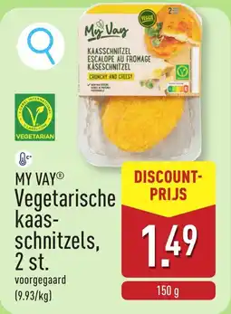 ALDI My Vay Vegetarische Kaasschnitzels aanbieding