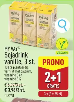 ALDI My Vay Sojadrink Vanille aanbieding