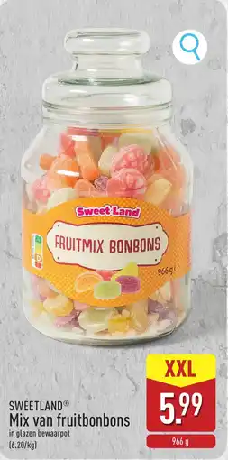 ALDI Sweet Land Mix van Fruitbonbons aanbieding