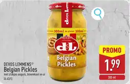 ALDI Devos Lemmens Belgian Pickles aanbieding