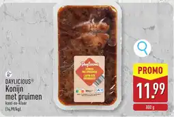 ALDI Daylicious Konijn met pruimen aanbieding