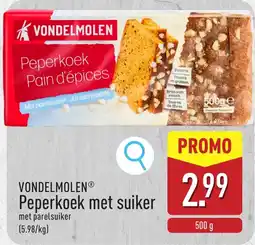 ALDI Vondelmolen Peperkoek met Suiker aanbieding