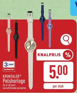 ALDI Krontaler Polshorloge aanbieding