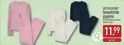 ALDI Up2fashion Gewafelde Pyjama aanbieding