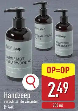 ALDI Handzeep aanbieding
