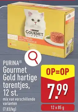 ALDI Purina Gourmet Gold Hartige Torentjes aanbieding