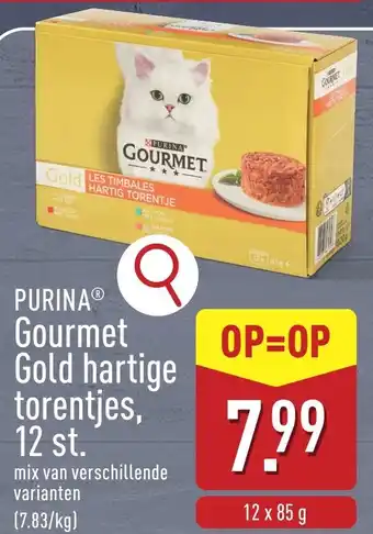 ALDI Purina Gourmet Gold Hartige Torentjes aanbieding