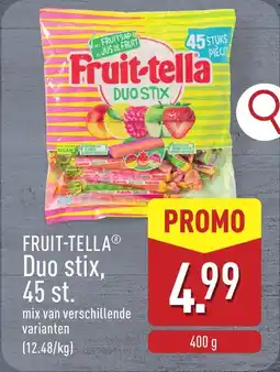 ALDI Fruit-Tella Duo Stix aanbieding