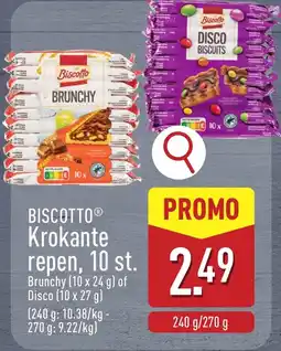 ALDI Biscotto Krokante repen aanbieding