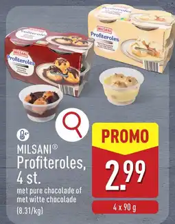 ALDI Milsani Profiteroles aanbieding
