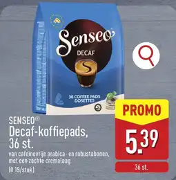 ALDI Senseo Decaf Koffiepads aanbieding