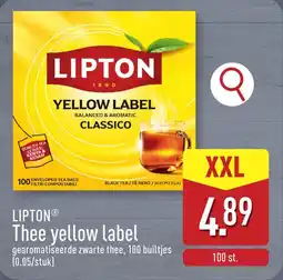 ALDI Lipton Thee yellow Label XXL aanbieding