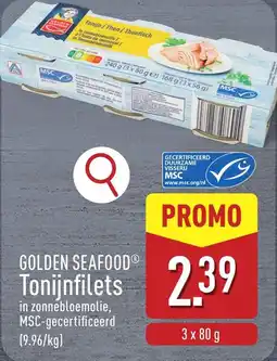 ALDI Golden Seafood Tonijnfilets aanbieding