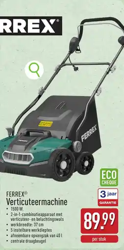 ALDI Ferrex Verticuteermachine aanbieding