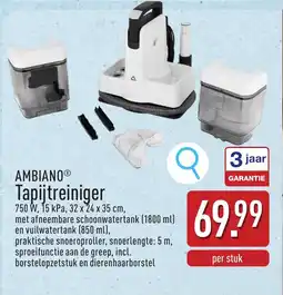 ALDI Ambiano Tapijtreiniger aanbieding