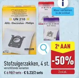 ALDI Stofzuigerzakken aanbieding