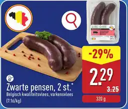 ALDI Zwarte Pensen aanbieding
