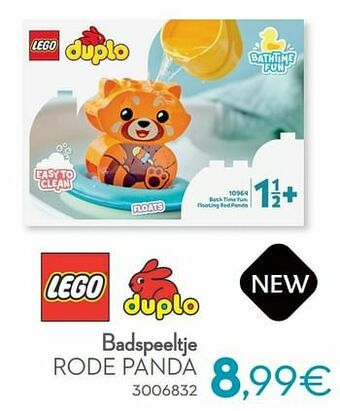 Cora Badspeeltje rode panda aanbieding