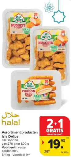 Carrefour Market Assortiment producten Isla Délice aanbieding