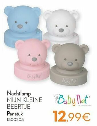 Cora Nachtlamp mijn kleine beertje aanbieding