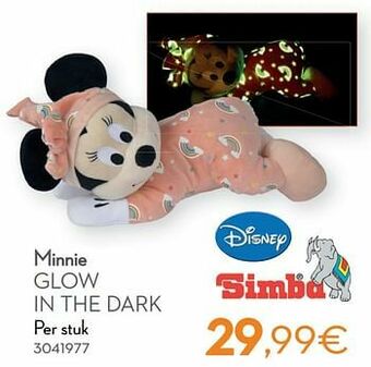 Cora Minnie glow in the dark aanbieding