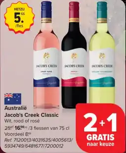 Carrefour Market Australië Jacob's Creek Classic aanbieding