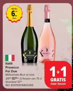 Carrefour Market Italië Prosecco For Due aanbieding