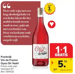 Carrefour Market Frankrijk Vin de France Oyez Oh Yeah! aanbieding