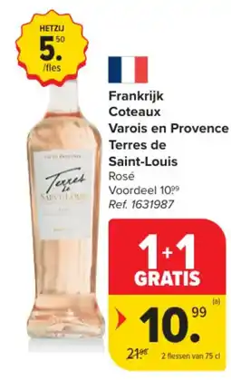 Carrefour Market Frankrijk Coteaux Varois en Provence Terres de Saint-Louis aanbieding