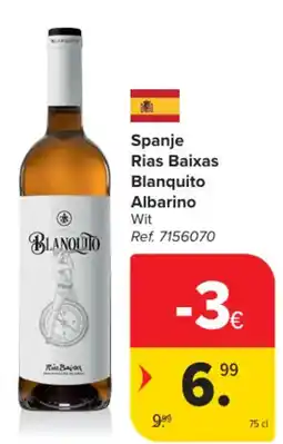 Carrefour Market Spanje Rias Baixas Blanquito Albarino aanbieding