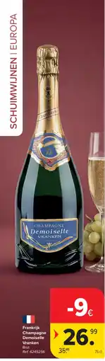 Carrefour Market Frankrijk Champagne Demoiselle Vranken aanbieding