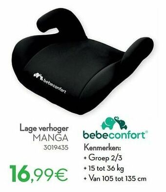 Cora Lage verhoger manga aanbieding