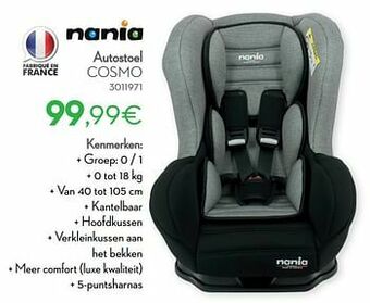 Cora Autostoel cosmo aanbieding