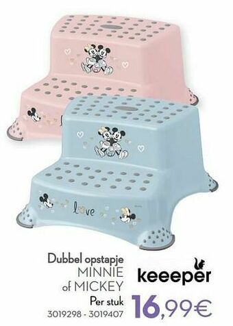 Cora Dubbel opstapje minnie of mickey aanbieding